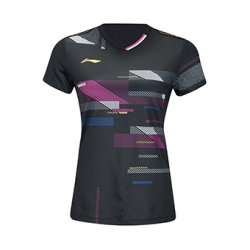 WOMEN Badminton T-shirt - Fighter Black