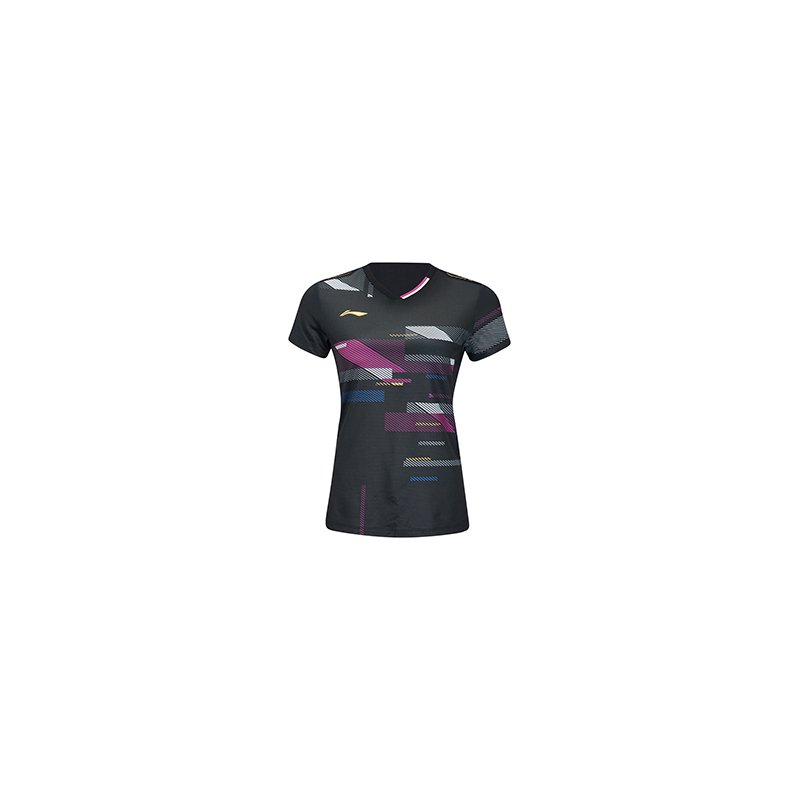 WOMEN Badminton T-shirt - Fighter Black