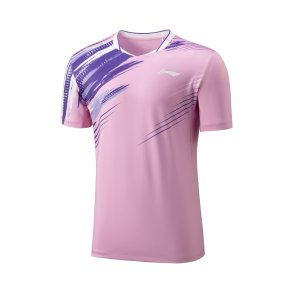 UNISEX Badminton T-shirt - Play Safe Light Purple
