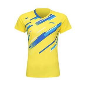 WOMEN Badminton T-shirt - Defense Yellow