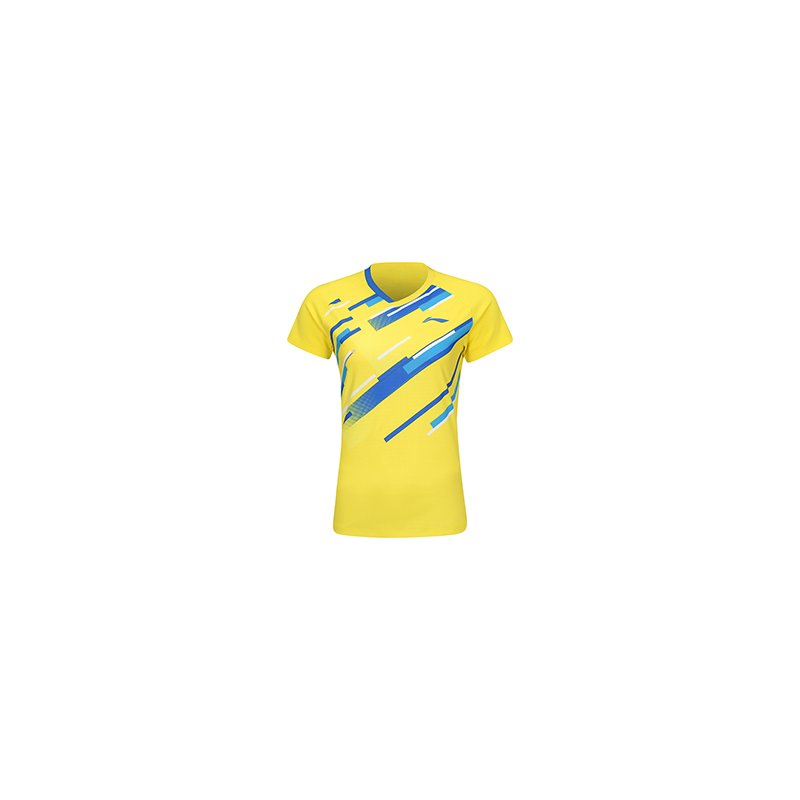 WOMEN Badminton T-shirt - Defense Yellow