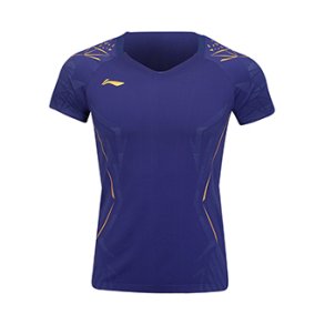WOMEN Badminton T-shirt - International NEW Blue