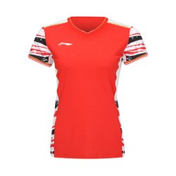 WOMEN Badminton T-shirt - Top Play Red