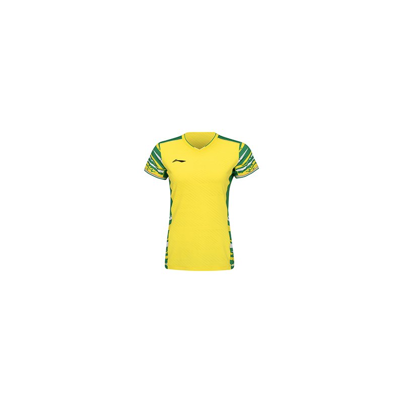 WOMEN Badminton T-shirt - Top Play Yellow