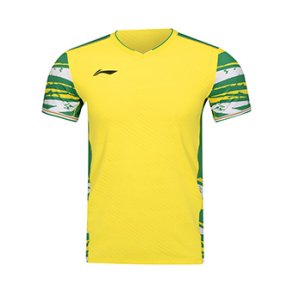 UNISEX Badminton T-shirt - Top Play Yellow