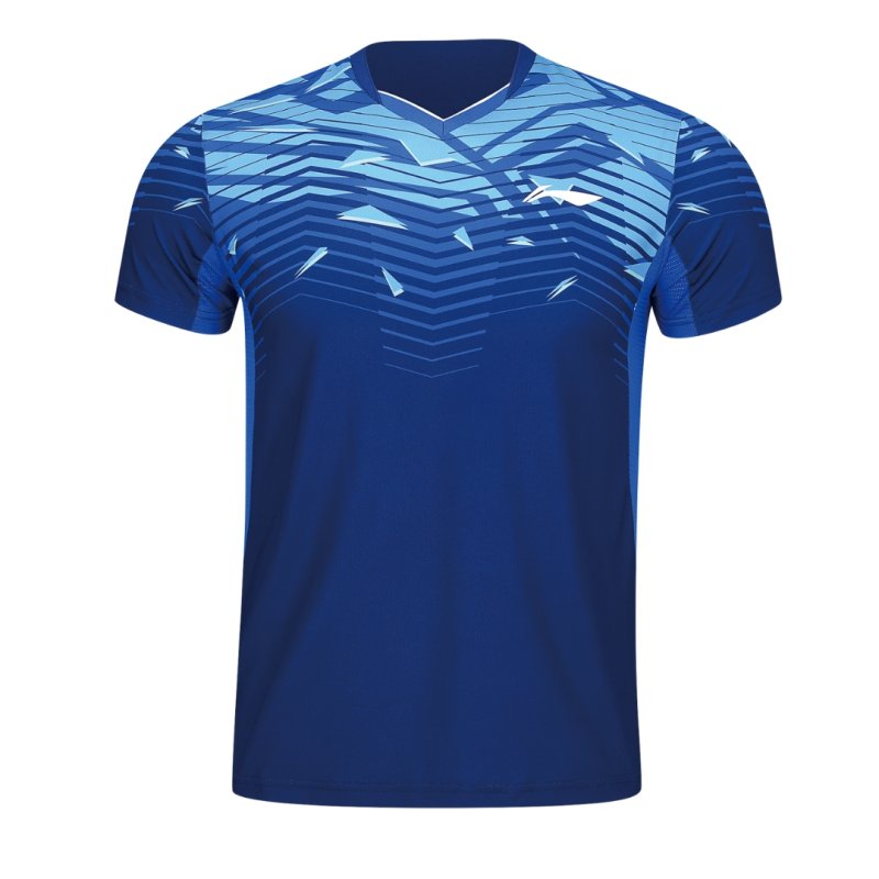 UNISEX Badminton T-shirt - Champion Blue Stripe 5XL (EUR 4XL)