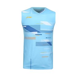 MEN'S Badminton Tank Top - Fighter Light Blue
