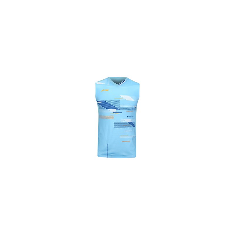 MEN'S Badminton Tank Top - Fighter Light Blue