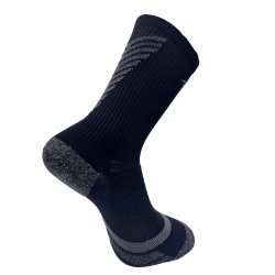 Badminton Socks - Long stripe Black