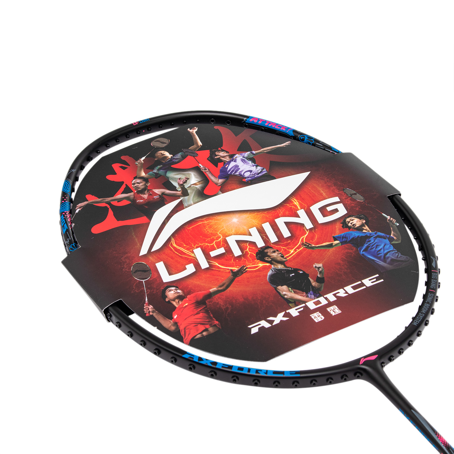 Badminton Racket - AXForce Big Bang Black - Li-Ning - Li-Ning