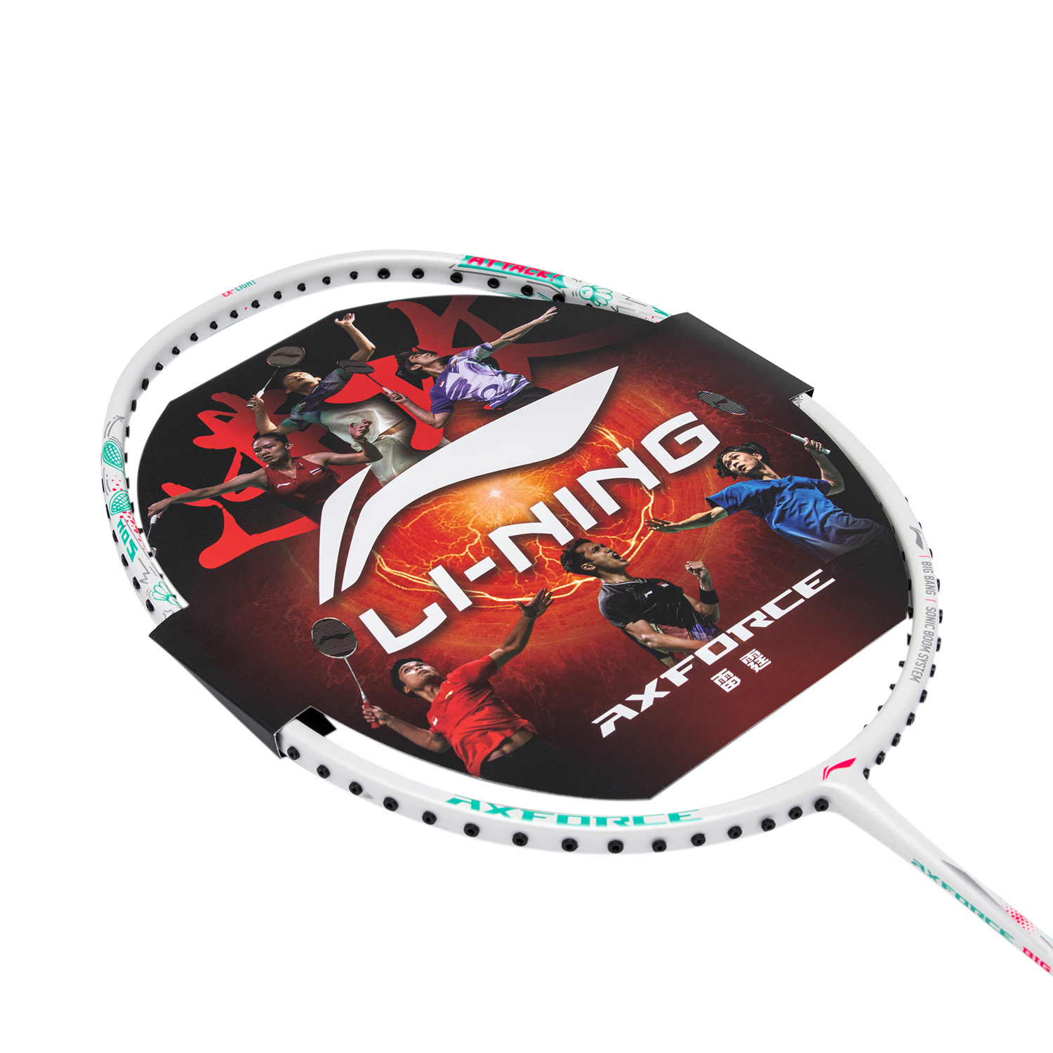 Badminton Racket - AXForce Big Bang White - Li-Ning - Li-Ning