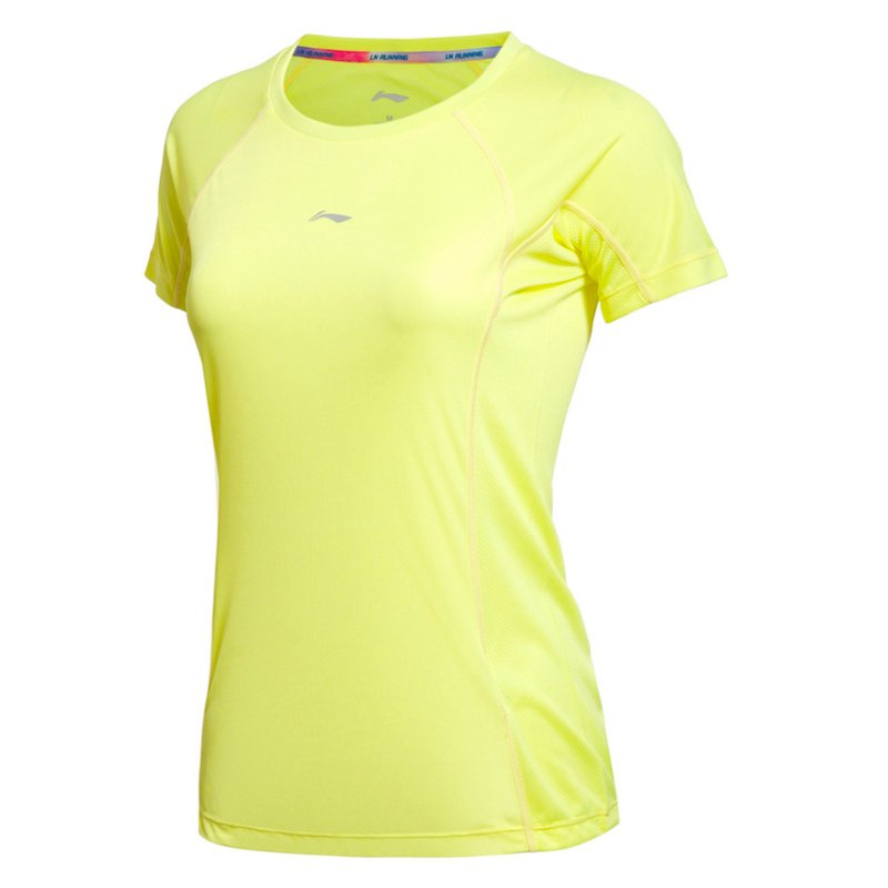 Running T-Shirt - Yellow Run Women