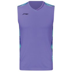 Badminton Tank Top - Polar Stripes Purple Men