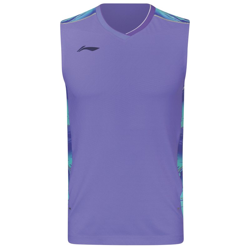 Badminton Tank Top - Polar Stripes Purple Men