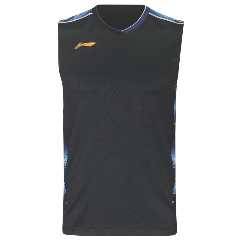 Badminton Tank Top - Polar Stripes Black Men