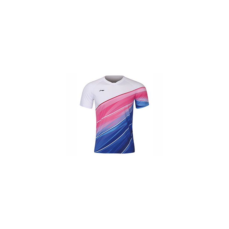 Badminton T-shirt - Team 2020 White flow