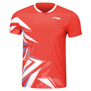 MEN'S Badminton T-shirt - Aside Red