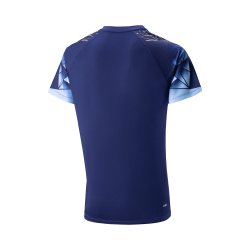 UNISEX Badminton T-shirt - Play Cool Dark Blue