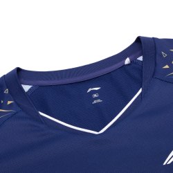 UNISEX Badminton T-shirt - Play Cool Dark Blue