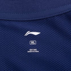 UNISEX Badminton T-shirt - Play Cool Dark Blue