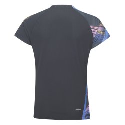 WOMEN'S Badminton T-shirt - Side Effect Black
