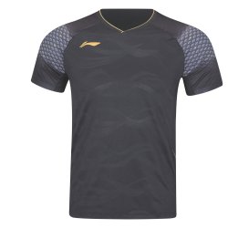 MENS Badminton T-shirt - Point Pro Black