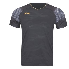 MENS Badminton T-shirt - Point Pro Black