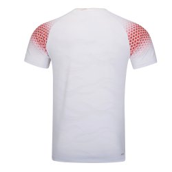 MENS Badminton T-shirt - Point Pro White