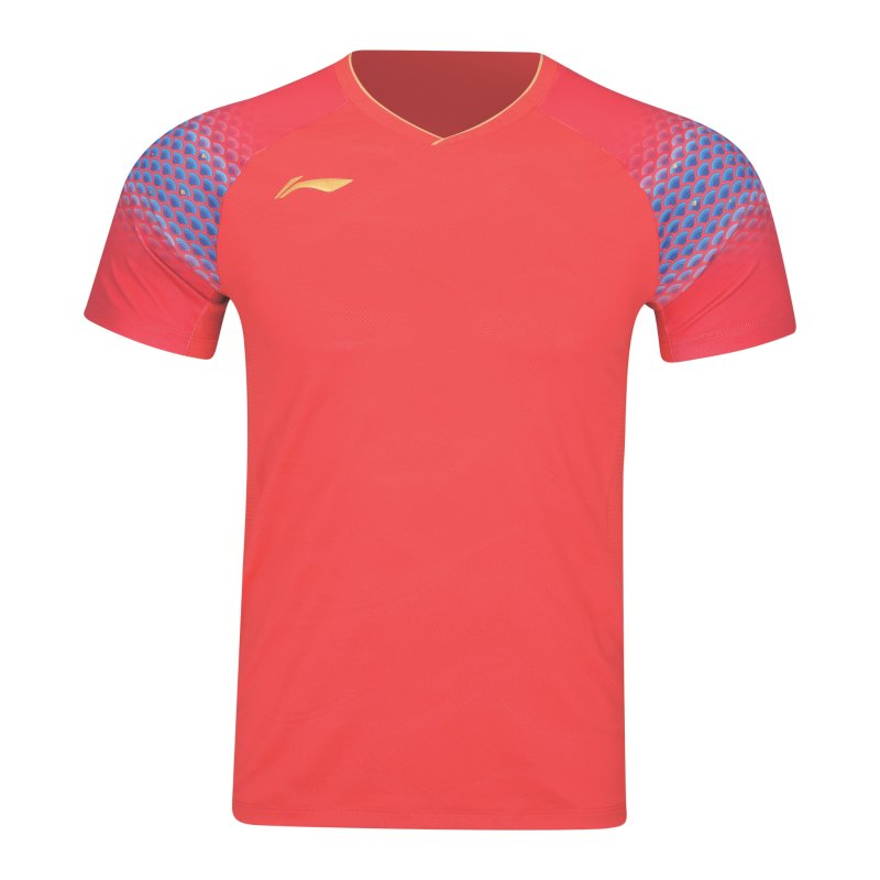MENS Badminton T-shirt - Point Pro Red