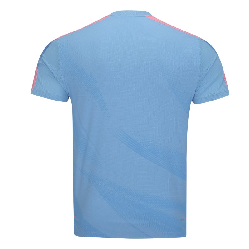 MENS Badminton T-shirt - Float Light Blue