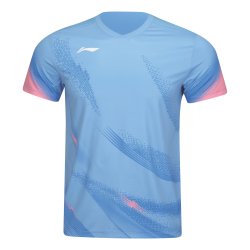 UNISEX Badminton T-shirt - Swift Light Blue