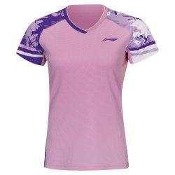 Badminton T-shirt - Global Light Purple Women