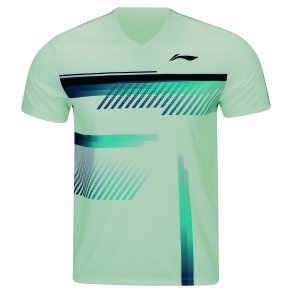 Badminton T-shirt - Stripe Green Unisex