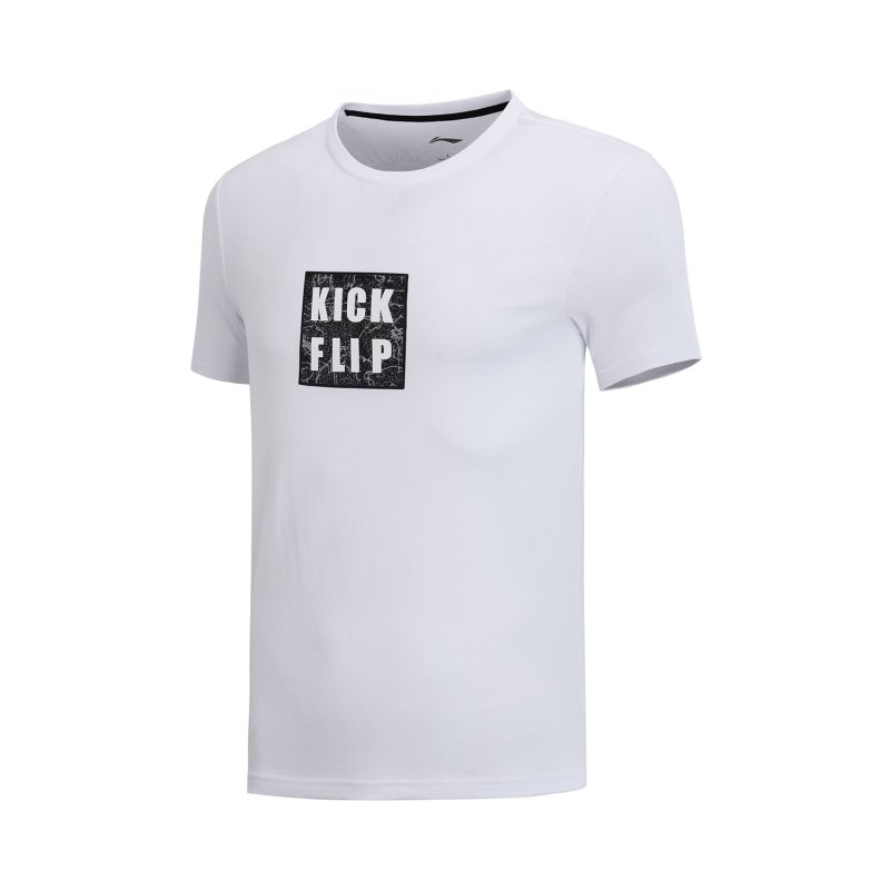 T-shirt - Li-Ning KICK FLIP WHITE