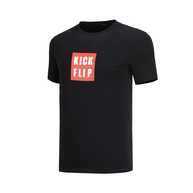 T-shirt - Li-Ning KICK FLIP BLACK