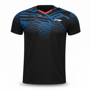 UNISEX Badminton T-shirt - Champion Black Stripe