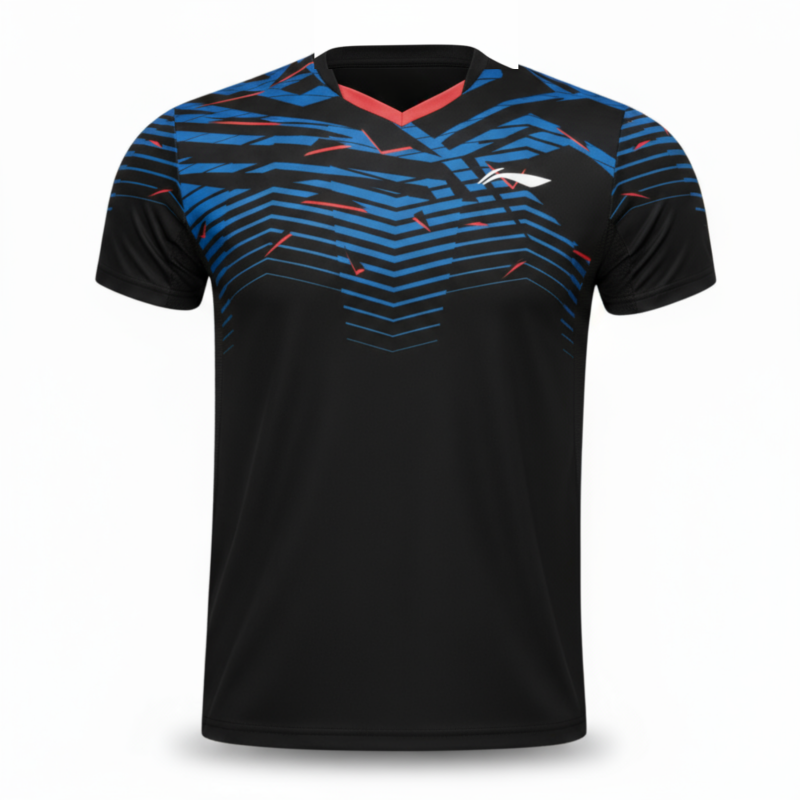 UNISEX Badminton T-shirt - Champion Black Stripe