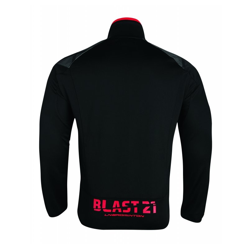 Badminton Tracksuit Jacket - Black Blast Kids