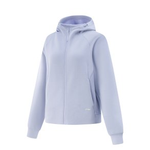 Hoodie - Casual Light Blue Dame
