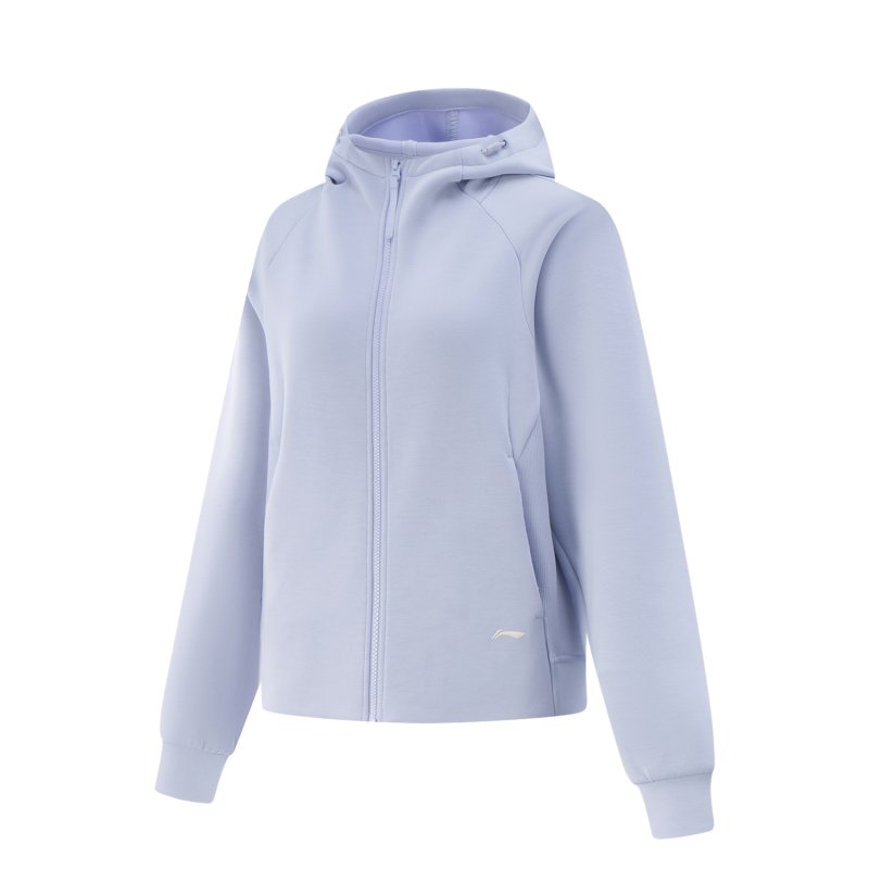 Hoodie - Casual Light Blue Dame