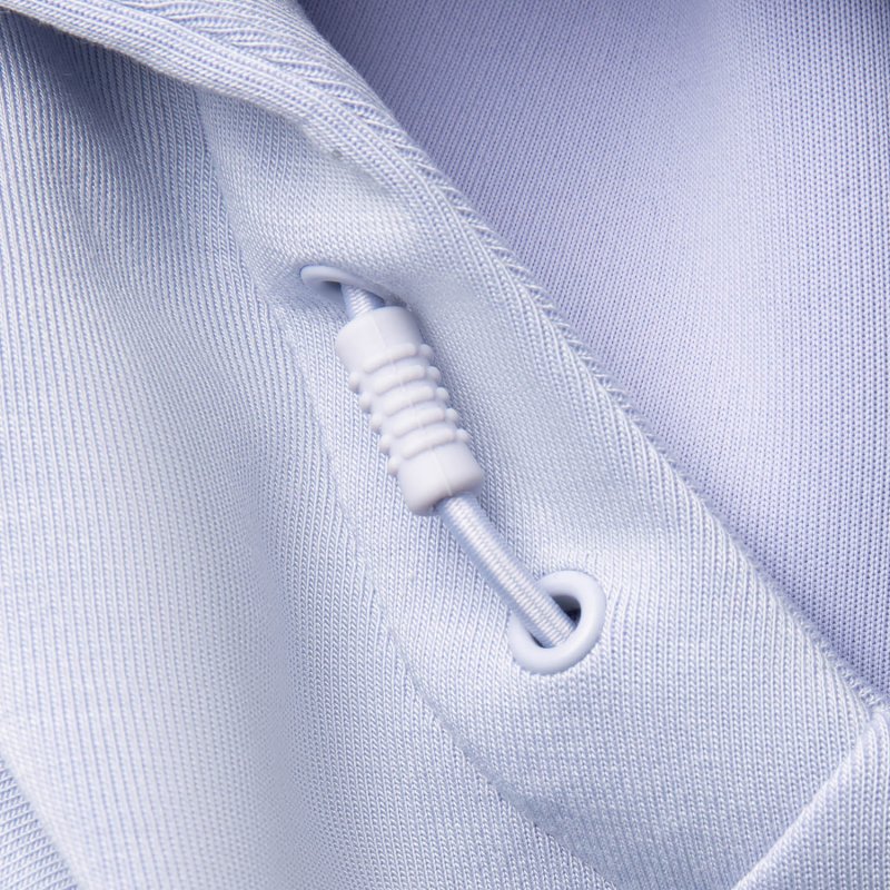 Hoodie - Casual Light Blue Dame