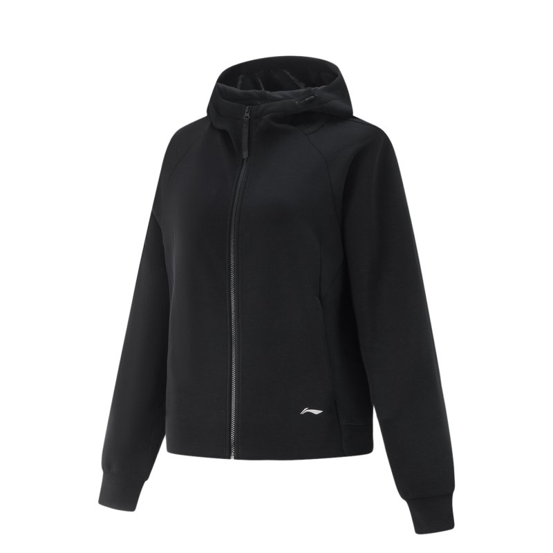 Hoodie - Casual Black Dame