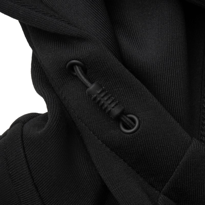 Hoodie - Casual Black Dame