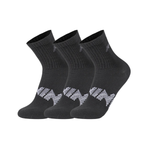 Socks - Ankle Cut Black  3-pack