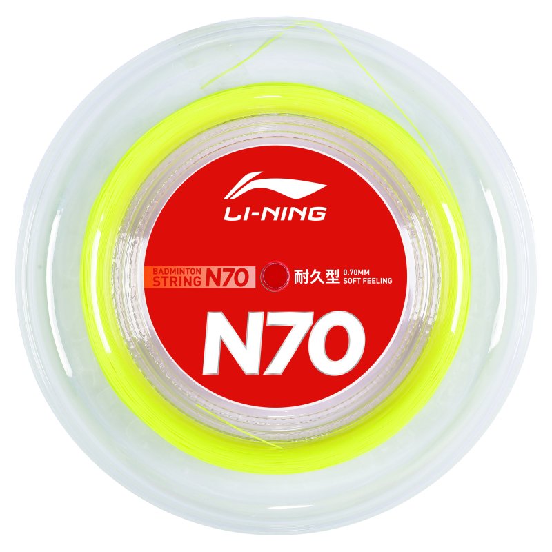 Badmintonstrenge - N70 Rulle 200m Gul