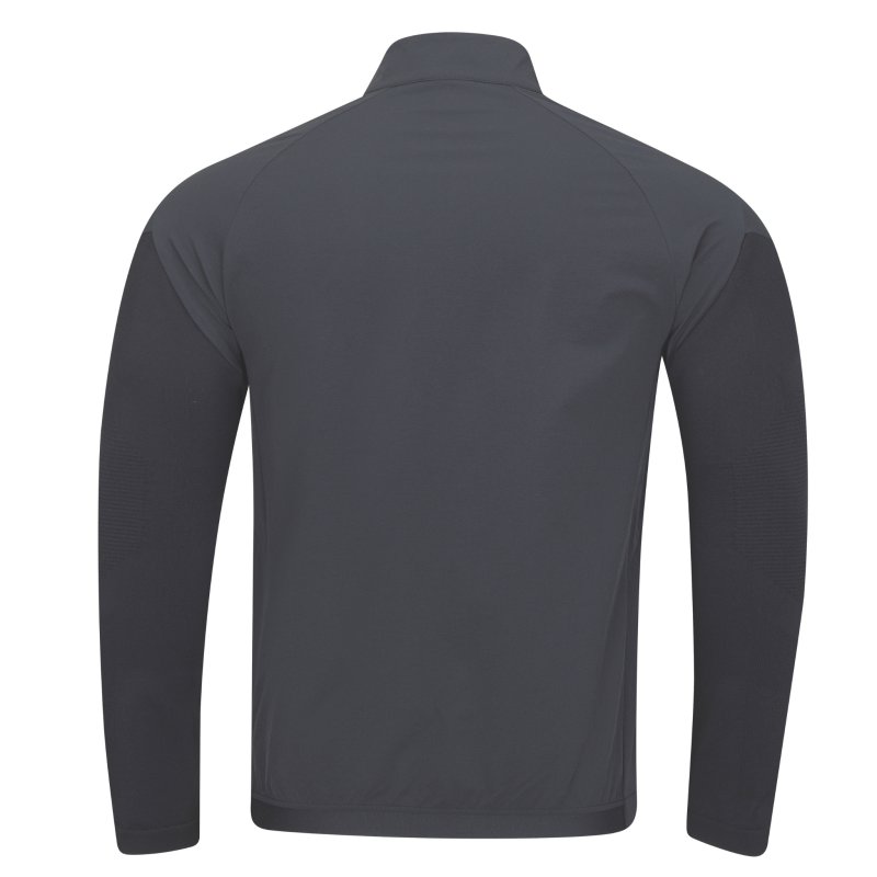 UNISEX Badminton Tracksuit Jacket - Go Black