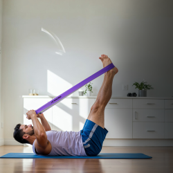 Training elastic - Resistance Band HPB-51 Purple