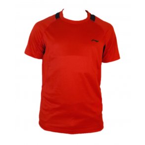 Badminton T-Shirt - Tee Red Base Women