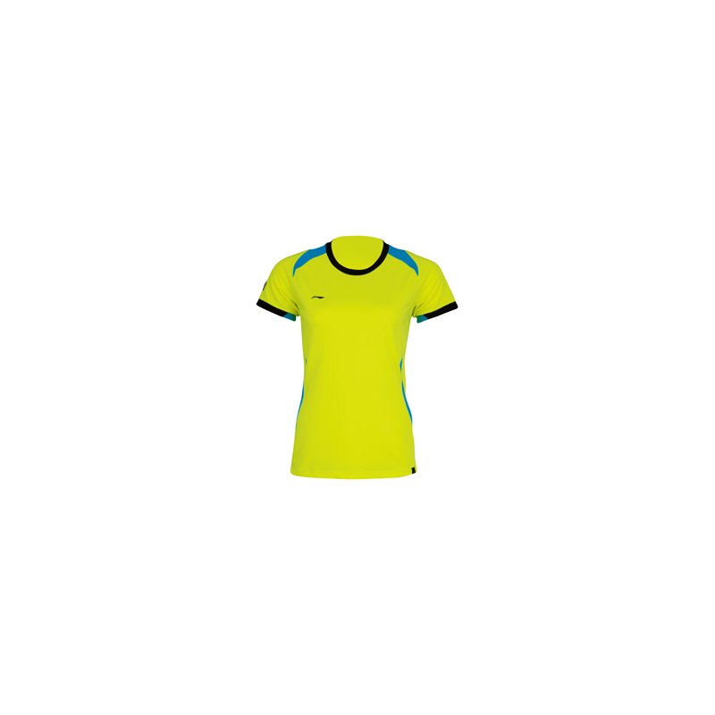 Badminton T-Shirt  - Yellow Dame