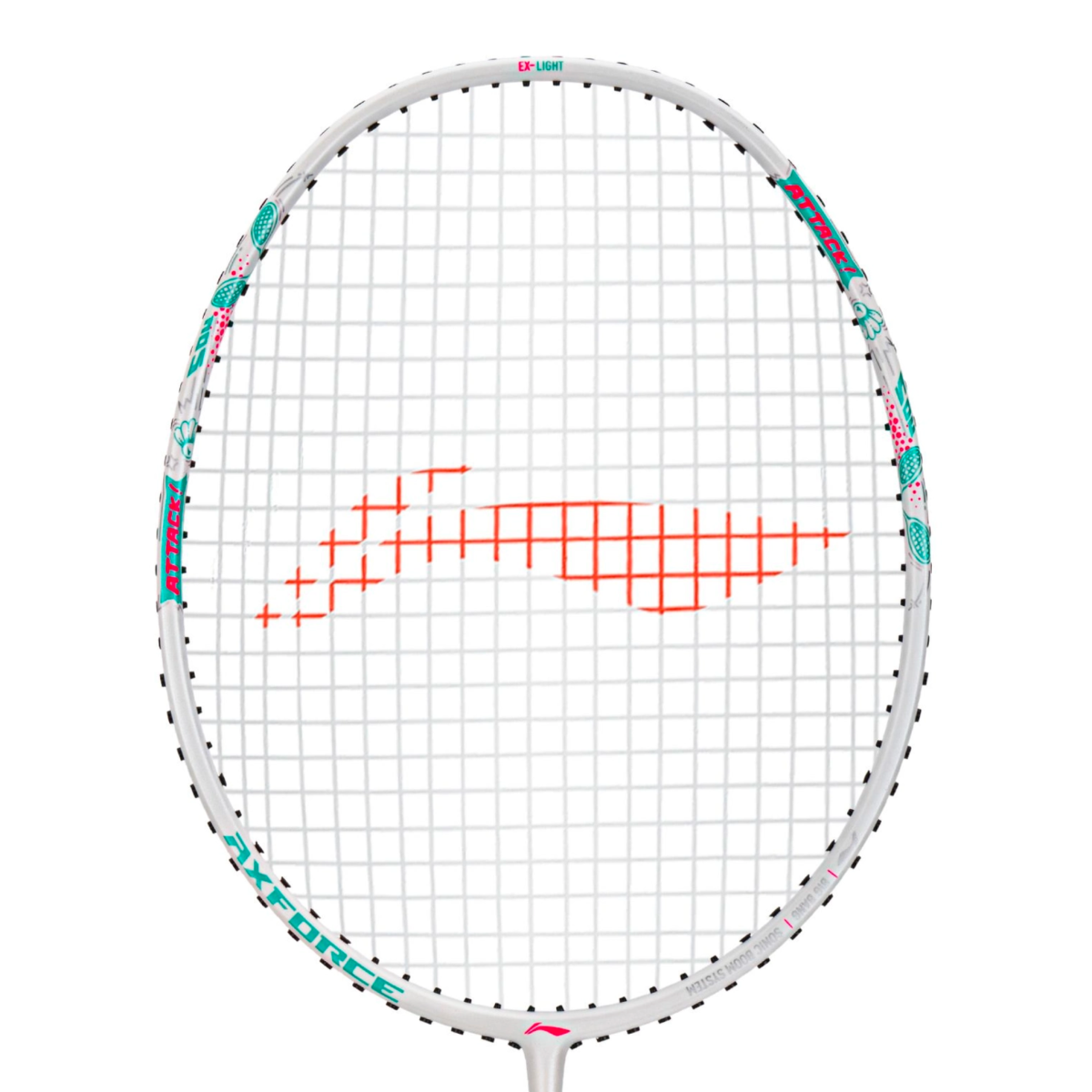 Badminton Racket - AXForce Big Bang White - LI-NING - Li-Ning